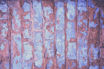 Abstract weathered brick wall background