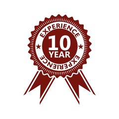 Red Label seal of 10 Year experience