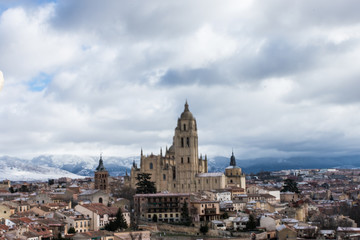 Obraz premium Cathedral of Segovia in Castilla y Leon