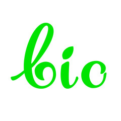 Ecology environmental protection. Lettering for green company we are green. Signature with care about nature.