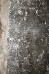 Wall background after plaster with cement-sand mortar