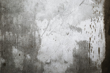Wall background after plaster with cement-sand mortar
