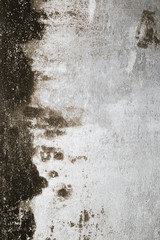 Wall background after plaster with cement-sand mortar