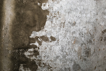 Wall background after plaster with cement-sand mortar