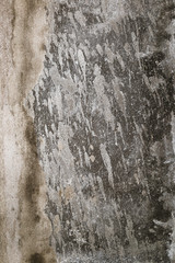 Wall background after plaster with cement-sand mortar
