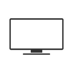Computer Monitor Icon Vector
