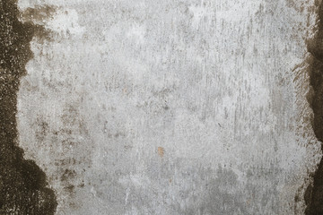Wall background after plaster with cement-sand mortar