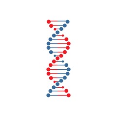 DNA Helix Icon Vector Illustration