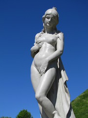 Statue at Frederiksborg Slotspark in Hillerod, Denmark