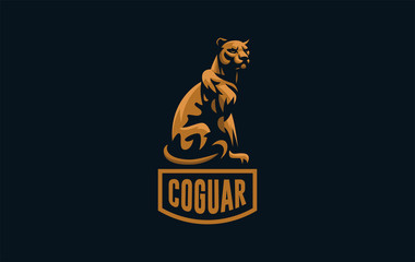 The image of a coguar or panter.