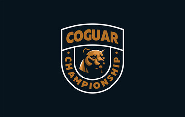 The image of a coguar or panter.