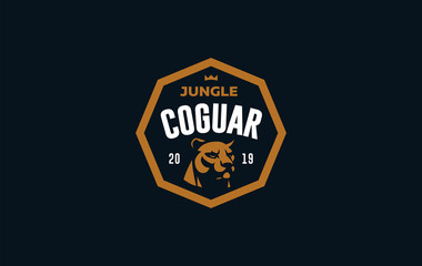 The image of a coguar or panter.