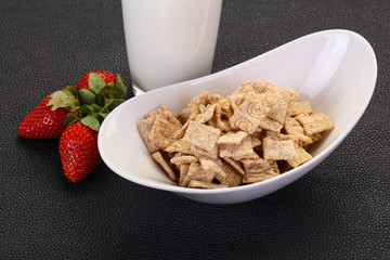 Wheat flakes for breakfast