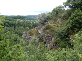 Site de la Roche d'O&euml;tre - St Philbert sur Orne- Rouvre, Orne, Normandie, France