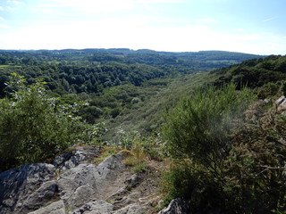 Site de la Roche d'Oëtre - St Philbert sur Orne- Rouvre, Orne, Normandie, France