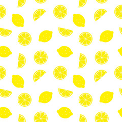 Lemon Seamless pattern background texture