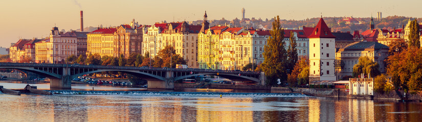 Fototapeta premium Prague at sunrise