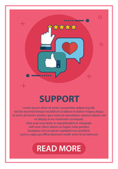 3D Icons for faq newsletter support contact vector illustration