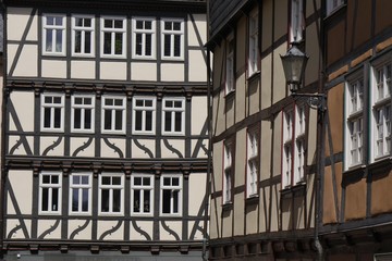 mittelalterliche Fachwerkstadt Hannoversch Münden mit Eisenbart