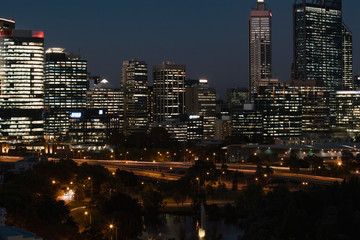 Skyscrapers In Lights