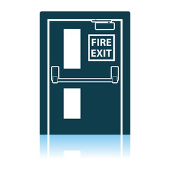 Fire Exit Door Icon