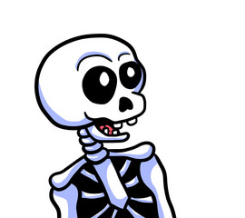 Funny Looking  Stylized Skeleton