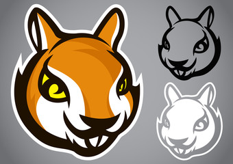 squirrel, tattoo, animal, design, tribal, illustration, art, vector, symbol, abstract, isolated, drawing, fish, decoration, black, cartoon, white, phoenix, tiger, style, bird, cat, china, logo, head