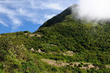 South America - Peru, Inca ruins of Choquequirao