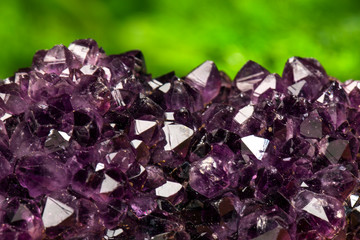 Amethyst mineral stone rock gem purple quartz stone specimen