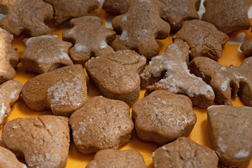 homemade gingerbread cookies on a plate