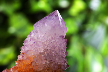 Amethyst mineral stone rock gem purple quartz stone specimen
