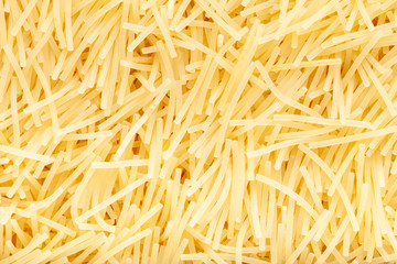 Dry pasta texture close up for background