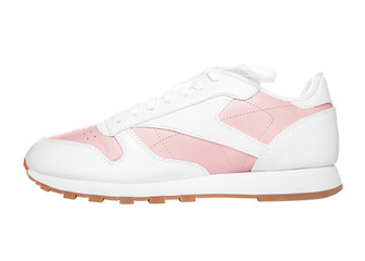 White  of sport shoes design isolated with clipping path