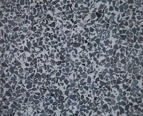 wall with fine light blue marble