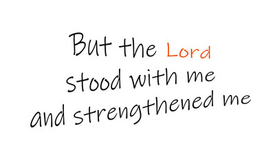 Christian faith, typography for print or use as poster, card, flyer or T shirt