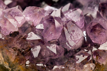 Amethyst mineral stone rock gem purple quartz stone specimen