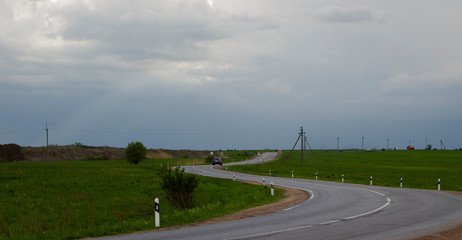 road and sky