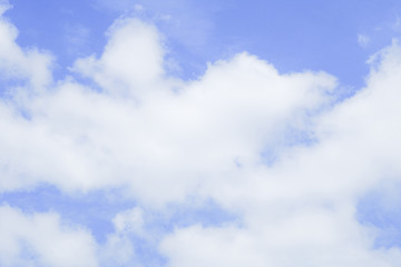 White soft cloud texture, Blue sky with white clouds in the morning for natural background concept.