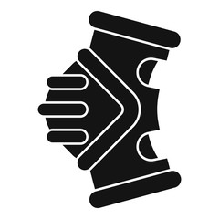 Bike back light icon. Simple illustration of bike back light vector icon for web design isolated on white background