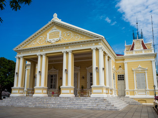 Fototapeta premium Bang Pa-In Royal Palace in Ayuthaya, Thailand, Jan 2018