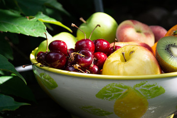 fruit in a bowl