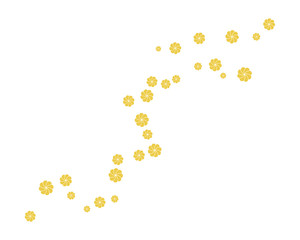 set of abstract flowers background template vector illustration