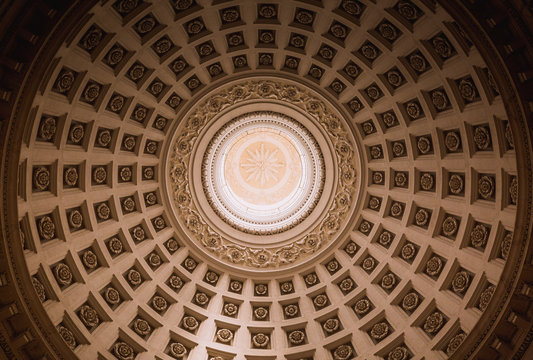 Dome of a church with decorations