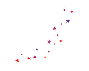 set of abstract stars background template vector illustration