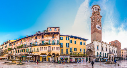 old town of verona in italy