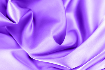 Obraz premium Background from satin fabric of blue color.