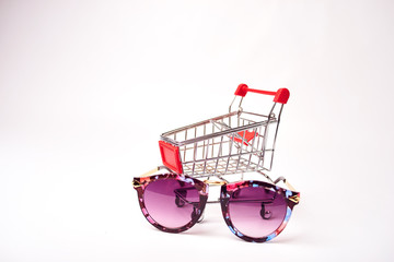 shopping cart with gifts