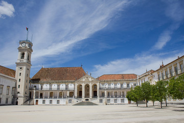 Fototapeta na wymiar Famous University of Coimbra, Portugal.