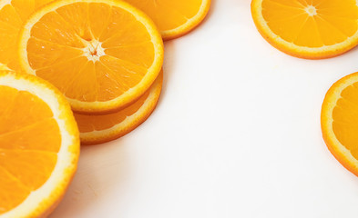 Orange background. Food orange citrus. Fresh ripe sweet orange citrus. 