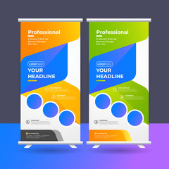 Company Business Roll Up Banner Design